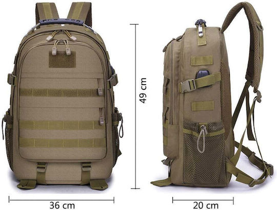 Military Backpack Backpack Brown 50lt