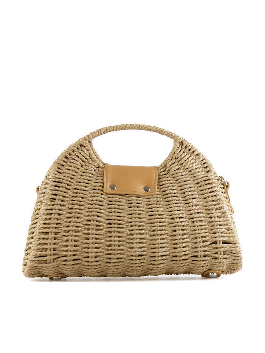 Straw Women's Bag Handbag Beige