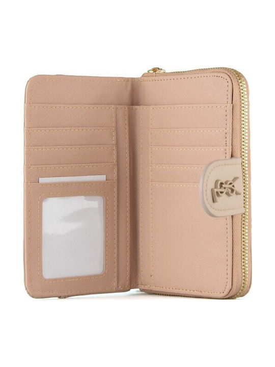 Damen Geldbörse Klassisch Beige