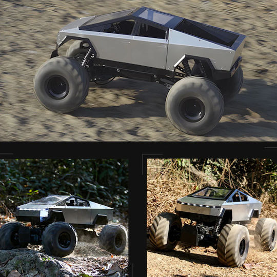 Off-road Tesla Cybertruck Remote Controlled Τηλεκατευθυνόμενο Αυτοκίνητο 4WD Γκρι