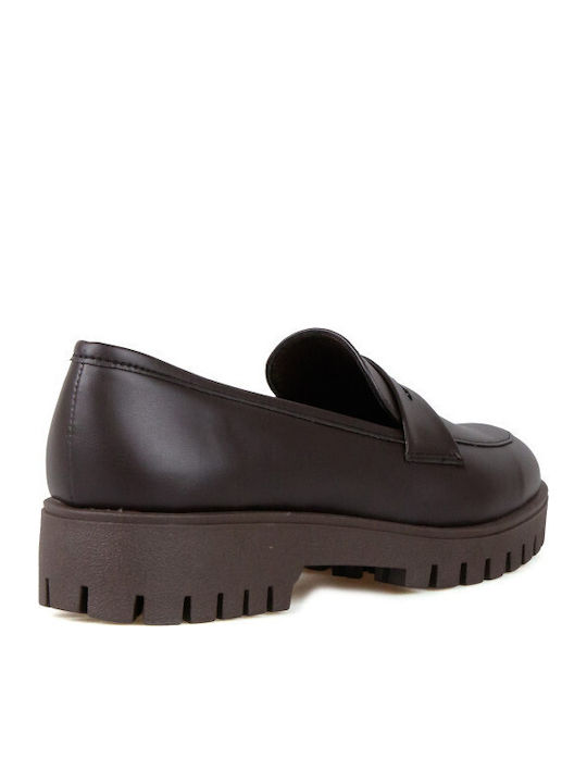Damen Loafers in Braun Farbe