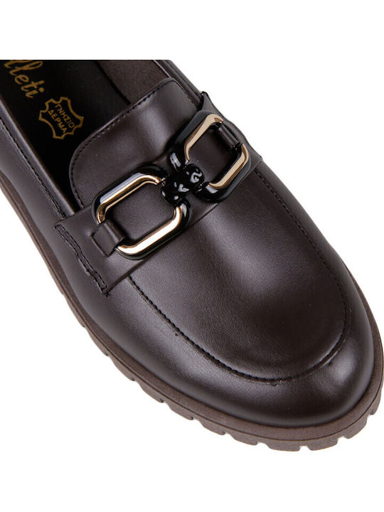Damen Loafers in Braun Farbe