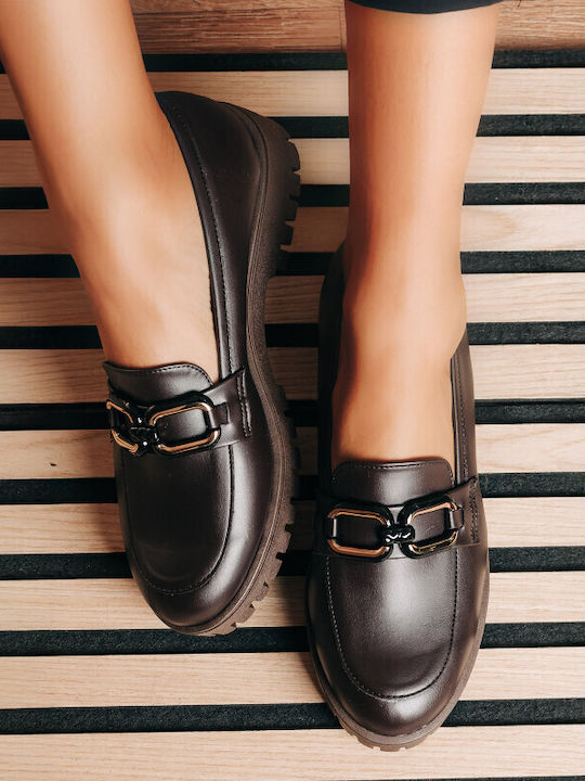 Damen Loafers in Braun Farbe