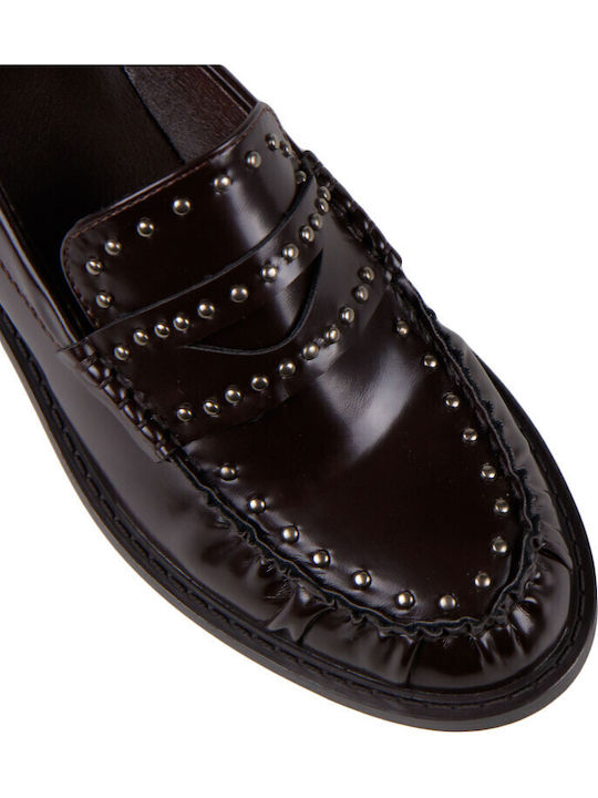 Women's Loafers in Brown Color