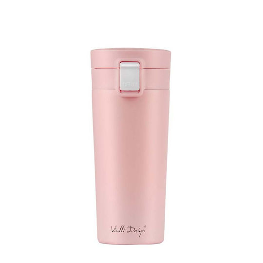 Vialli Design Fuori Pahar Termos Oțel Inoxidabil 400ml Roz