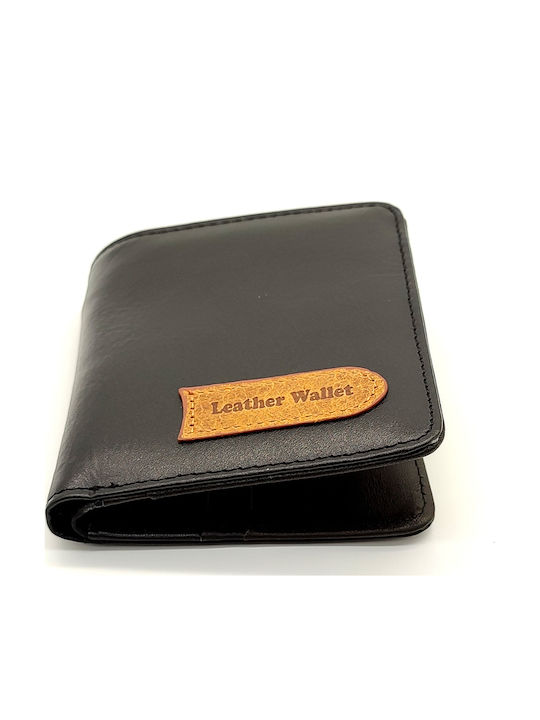 Leather Men's Wallet Classic Black