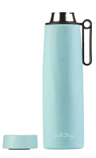 Vialli Design Fuori Sticlă Termos Plastic / Oțel inoxidabil 500ml Mint cu Mâner