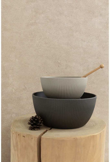 GTSA Serving Bowl Round made of Melamine White with Diameter 17cm 6pcs
