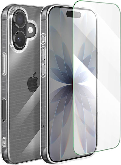 Mayaxess 2-in-1 Protection Pack Case + Tempered Glass iPhone 17 Sienna