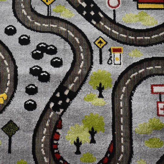 Детска игрална пътека Сив 80x150см
