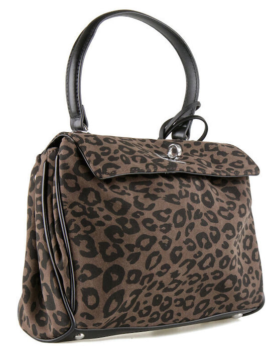 Women's Brown Flap Bag