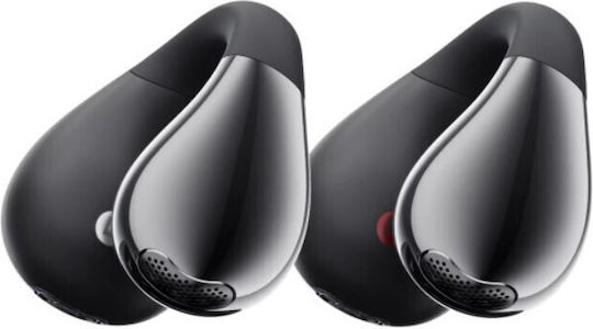 Boompods Open Ear Bluetooth Handsfree Căști cu Rezistență la Transpirație și Carcasă de Încărcare Negru