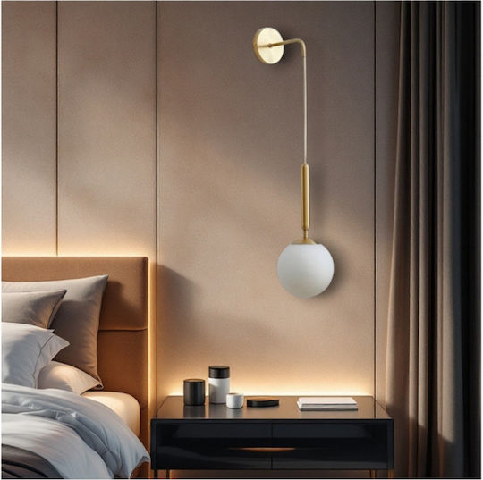 Lamp Wall with Socket G9 Gold