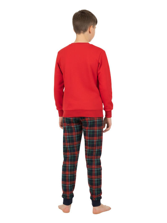 Energiers Kids' Pajamas Winter Red Energiers Kids' Pajamas Winter Red
