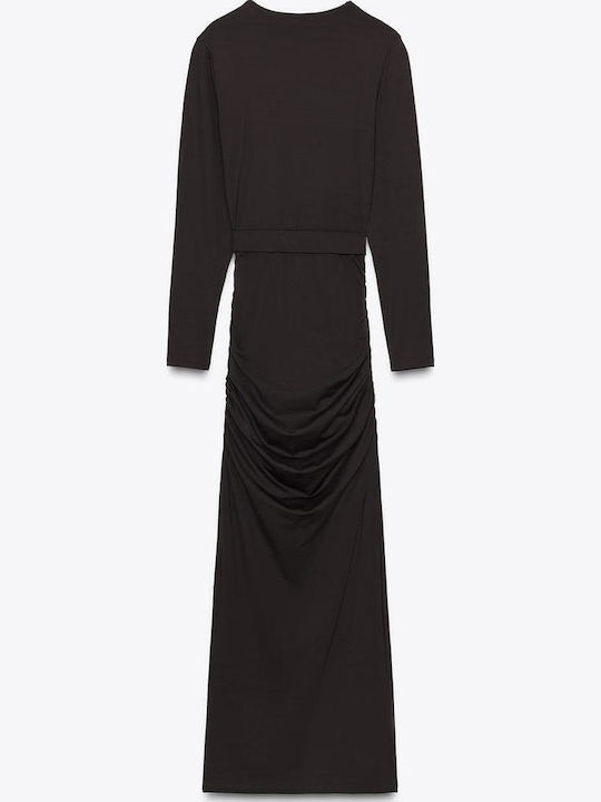 Midi Abendkleid Braun