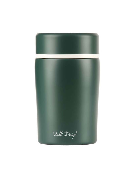 Vialli Design Cutie pentru Mâncare Termos Inox Verde 500ml 1buc