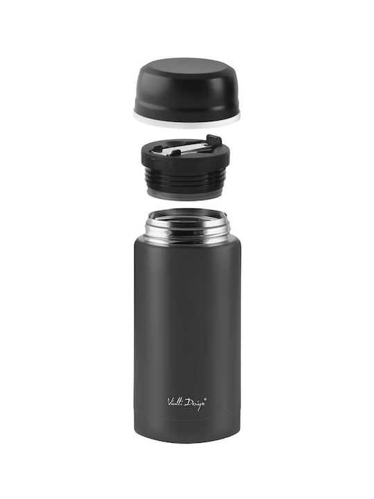Vialli Design Δοχείο Φαγητού Inox Θερμός Γκρι 750ml