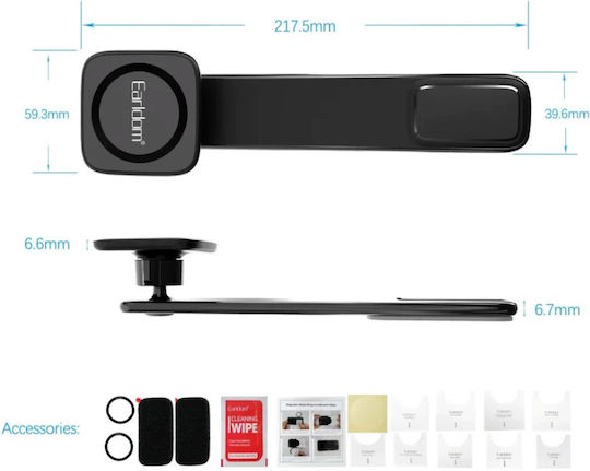 Earldom Car Mobile Mount with Magnet MagSafe Black