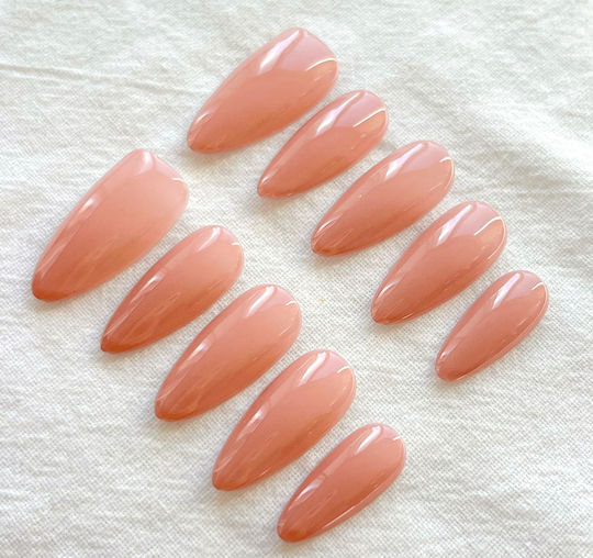 Nailvana Tipsuri Unghii False Handmade Nude Moi Mici