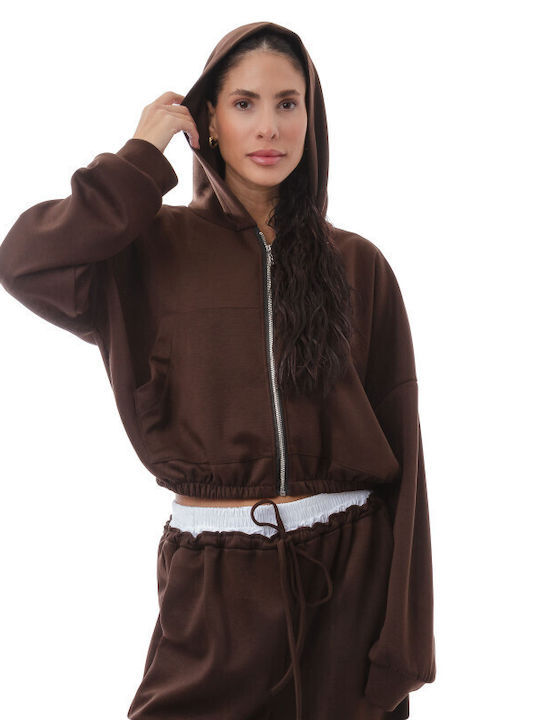 Sweatpants Set Brown