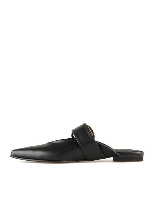 Mules with Heel in Black Color