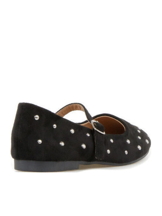Suede Ballerinas Black