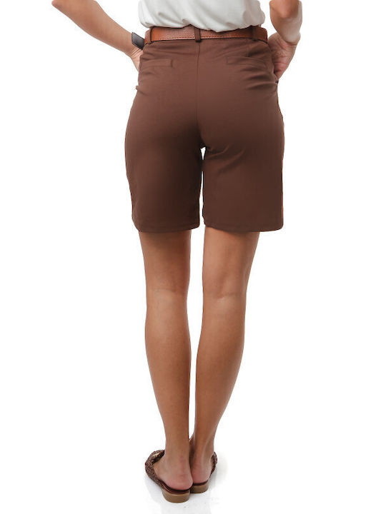 Damen Bermuda Brown