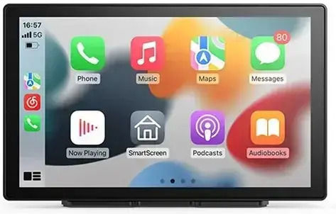 Andowl Qca770 Οθόνη 9.8" για Ταμπλό Αυτοκινήτου Universal με Bluetooth/AUX/Apple-CarPlay