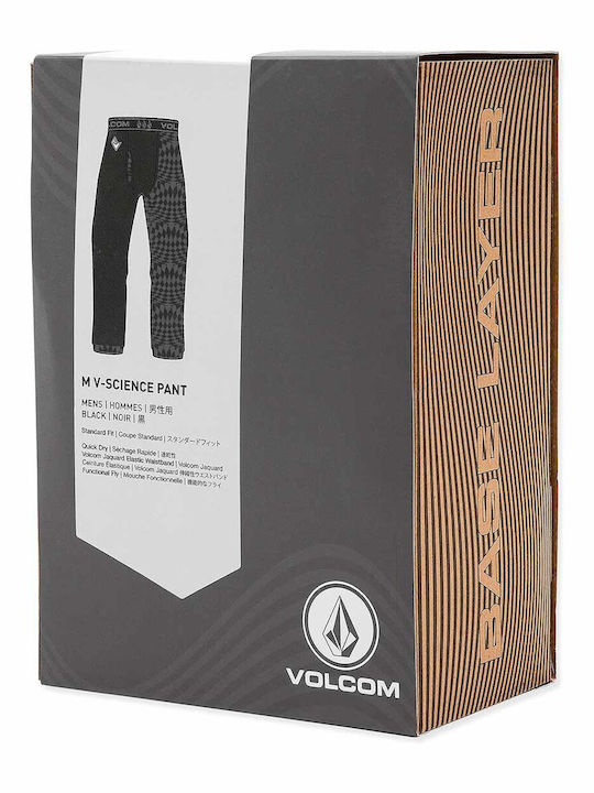Volcom Vscience Ανδρικό Ισοθερμικό Παντελόνι Μαύρο