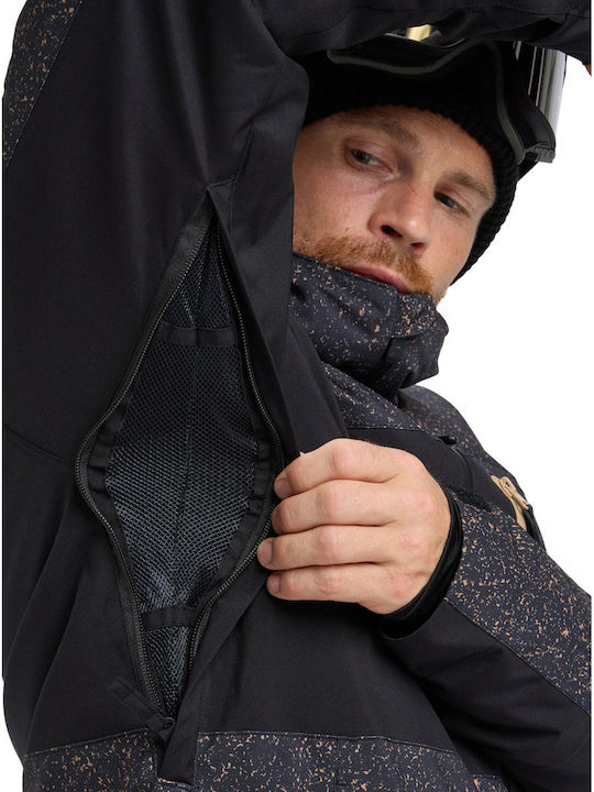 Quiksilver Sycamore EQYTJ03514-KVJ2 Мъжко Яке за Ски и Сноуборд Черен