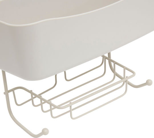 5Five Wall Mounted Bathroom Shelf Plastic with 2 Shelves 27.8x13.2x68.5cm