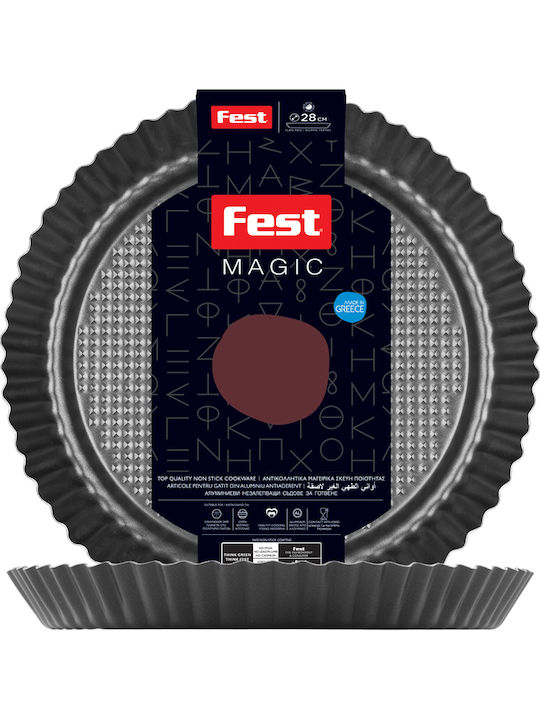 Fest Non-stick Aluminum Tart Baking Pan Magic 28x28x3cm