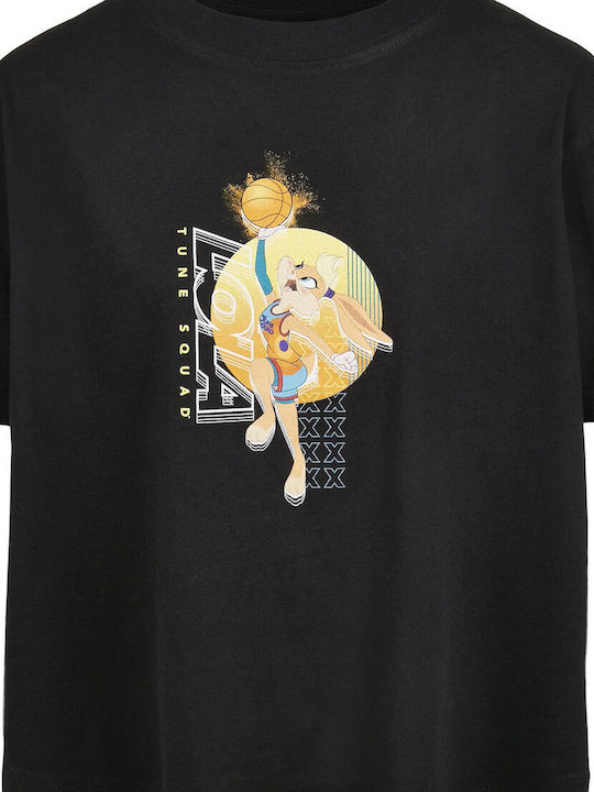Παιδικό Crop Top Κοντομάνικο Μαύρο
