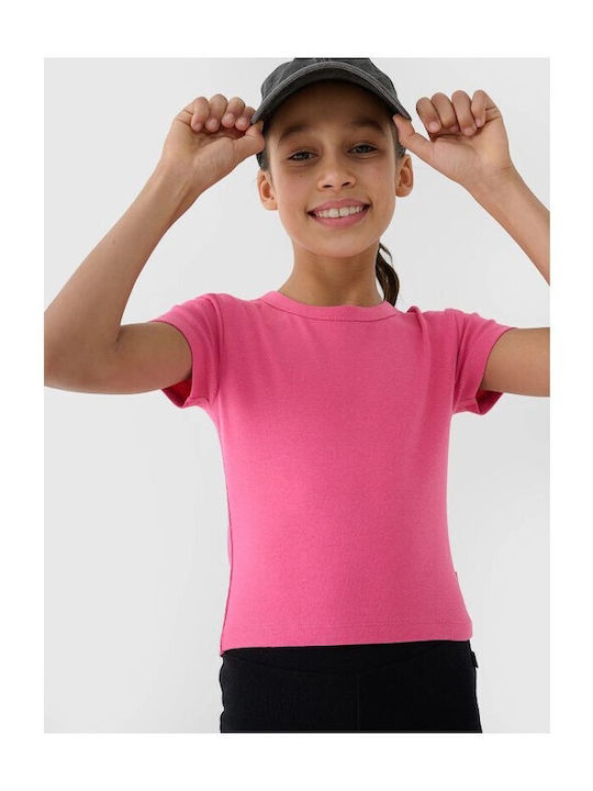 Kinder-T-Shirt Fuchsie