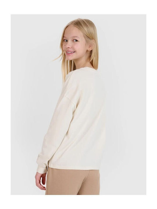 Kinderhemd Langarm Beige