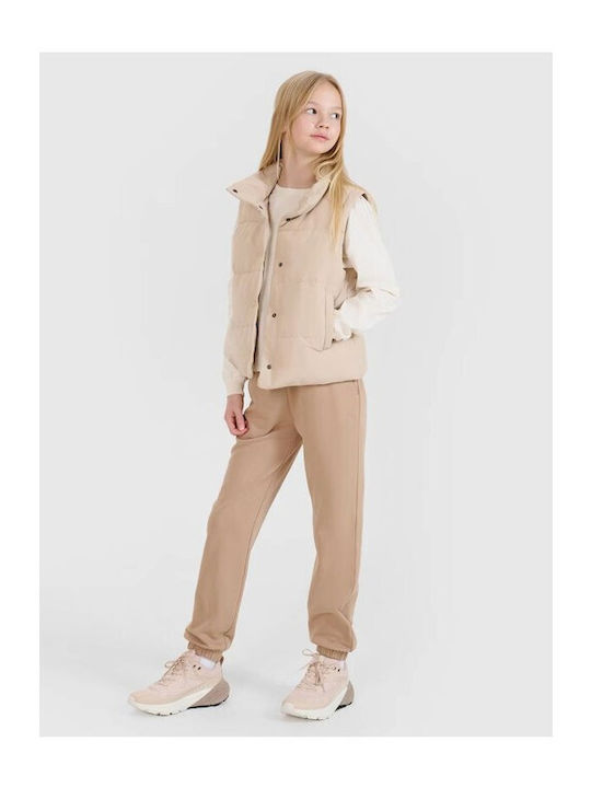 Kinderhemd Langarm Beige