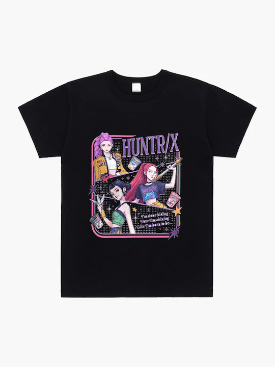 Tricou pentru copii Black Kpop Demon Hunters Huntrix, I'm Done Hiding