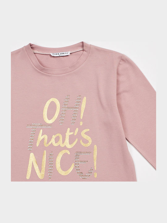 Kinderhemd Langarm Rosa Oh That's Nice