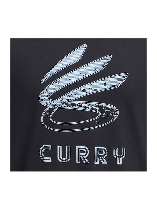 Kids' Shirt Short Sleeve Black Logo Tee
