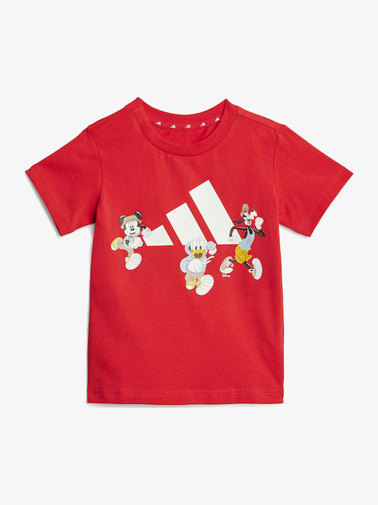 Kinderoberteile Kurzärmelig Rote x Disney Mickey Mouse