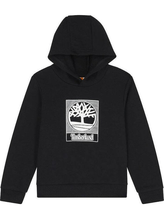 Kids Sweatshirt with Hood Black