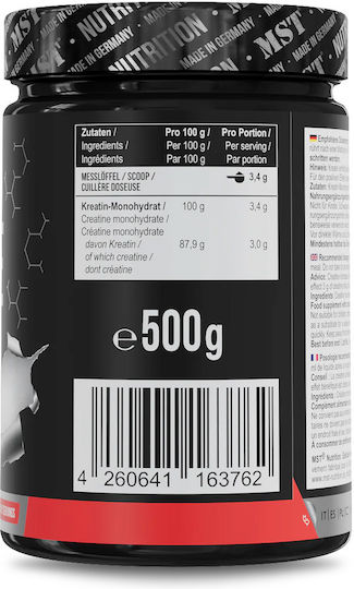 MST Creatine Monohydrate Unflavoured 500gr