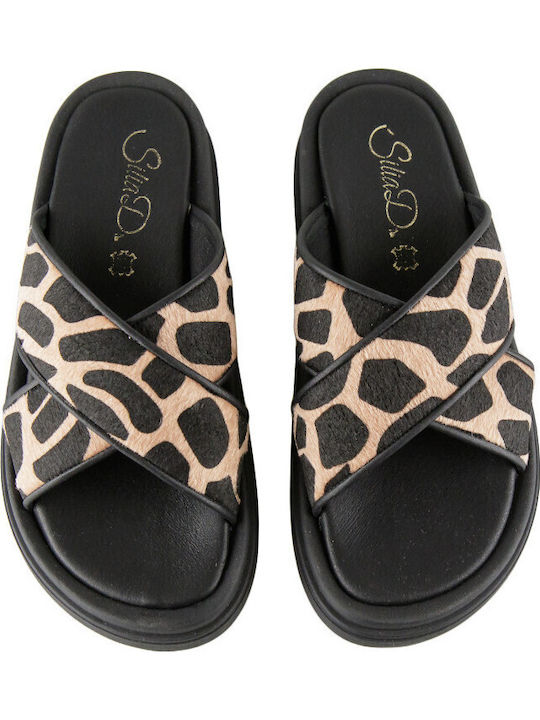 Sandale Casual Damă Flatforme din Piele