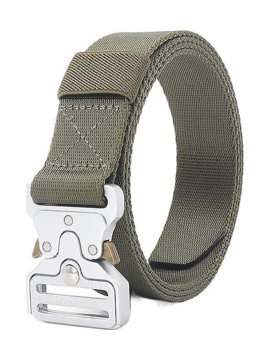 Men's Belt Webbing Belt Green