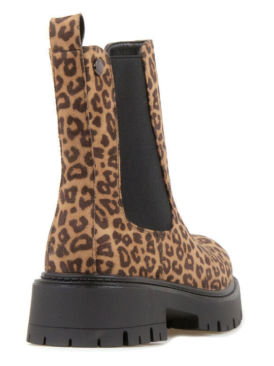 Women's Chelsea Boots Animal Print