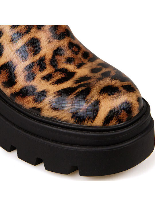 Γυναικεία Chelsea Μποτάκια Animal Print