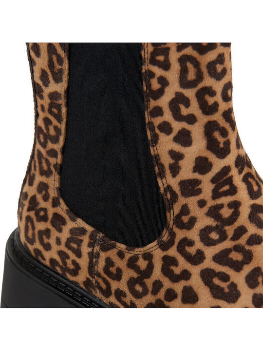Women's Chelsea Boots Animal Print