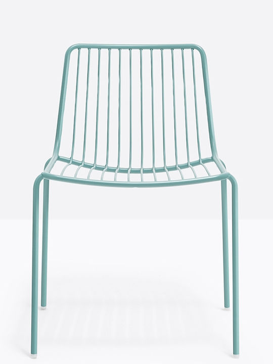 Scaun de exterior Metalic Pedral Petrol 55x53.5x77cm
