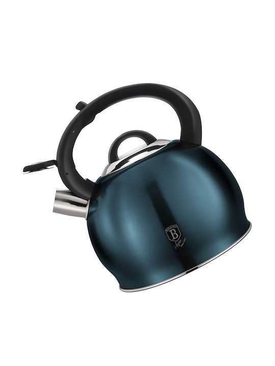 Berlinger Haus Metallic Line Kettle Stainless Steel Blue 3000ml
