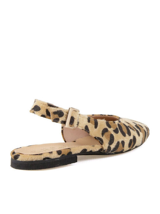 Pantofi balerini pentru femei Slingback cu Bareta
